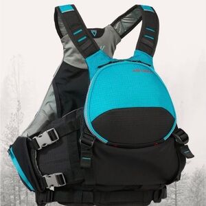 Astral Blue and Black Life Vest